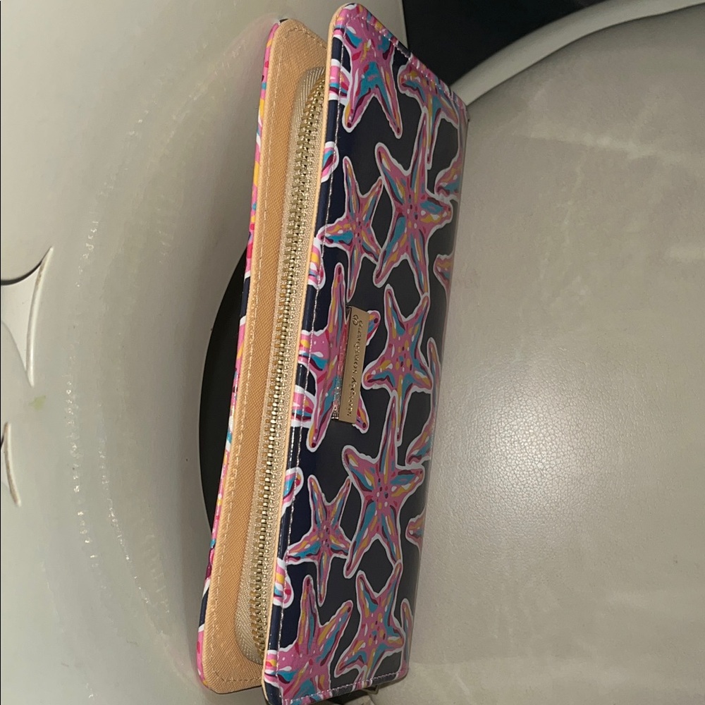 Simply Southern Starfish Wallet in Pink and Blue - Picture 5 of 6